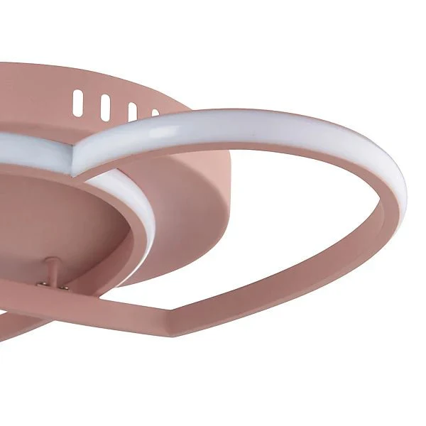 Harbour Studio Heart Steel Pink LED Ceiling light - Image 5