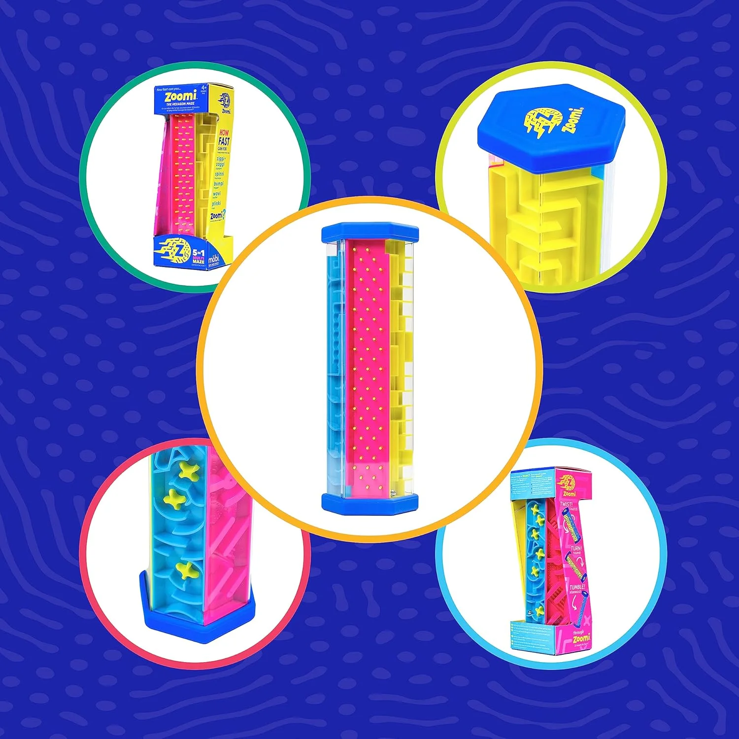 Hexagon Maze Puzzle - Zoomi Toddler Puzzle With 5 Levels & 6 Panels (4+YRS) - Image 7