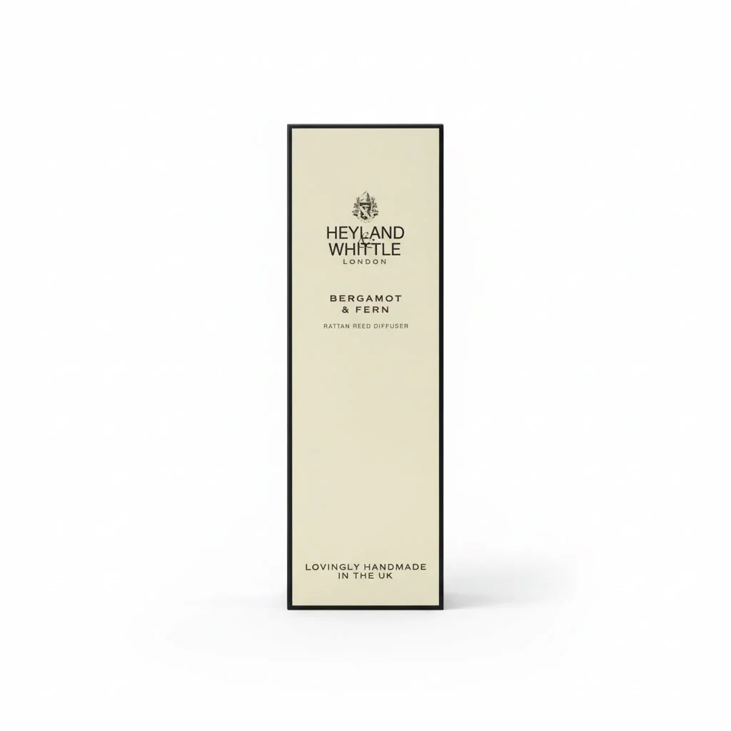 Heyland & Whittle Bergamot & Fern Rattan Reed Diffuser 100ml - Image 2