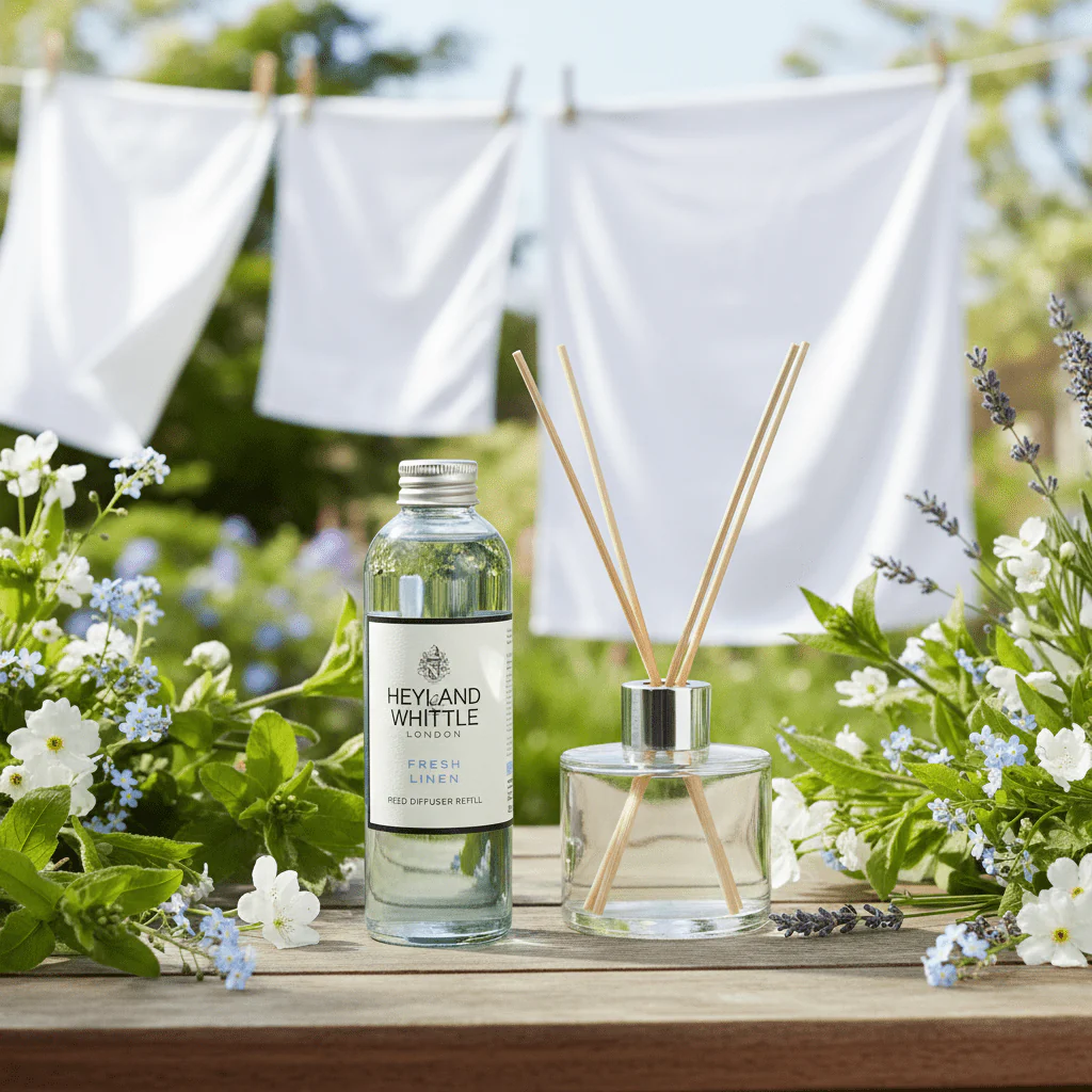 Heyland & Whittle Fresh Linen Reed Diffuser Refill 200ml - Image 2