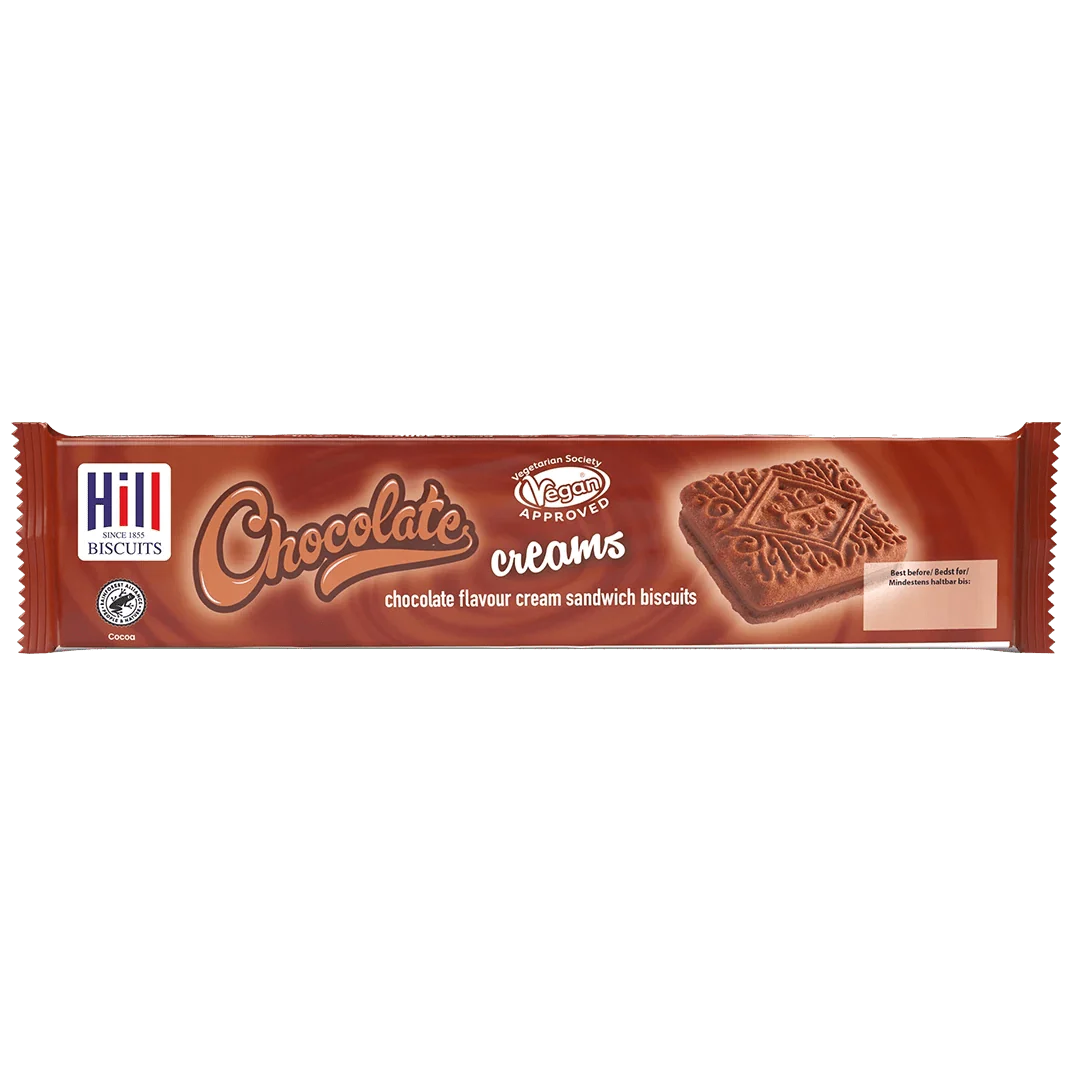 Hill Biscuits Chocolate Creams - 150g x 36 Packets - Image 2
