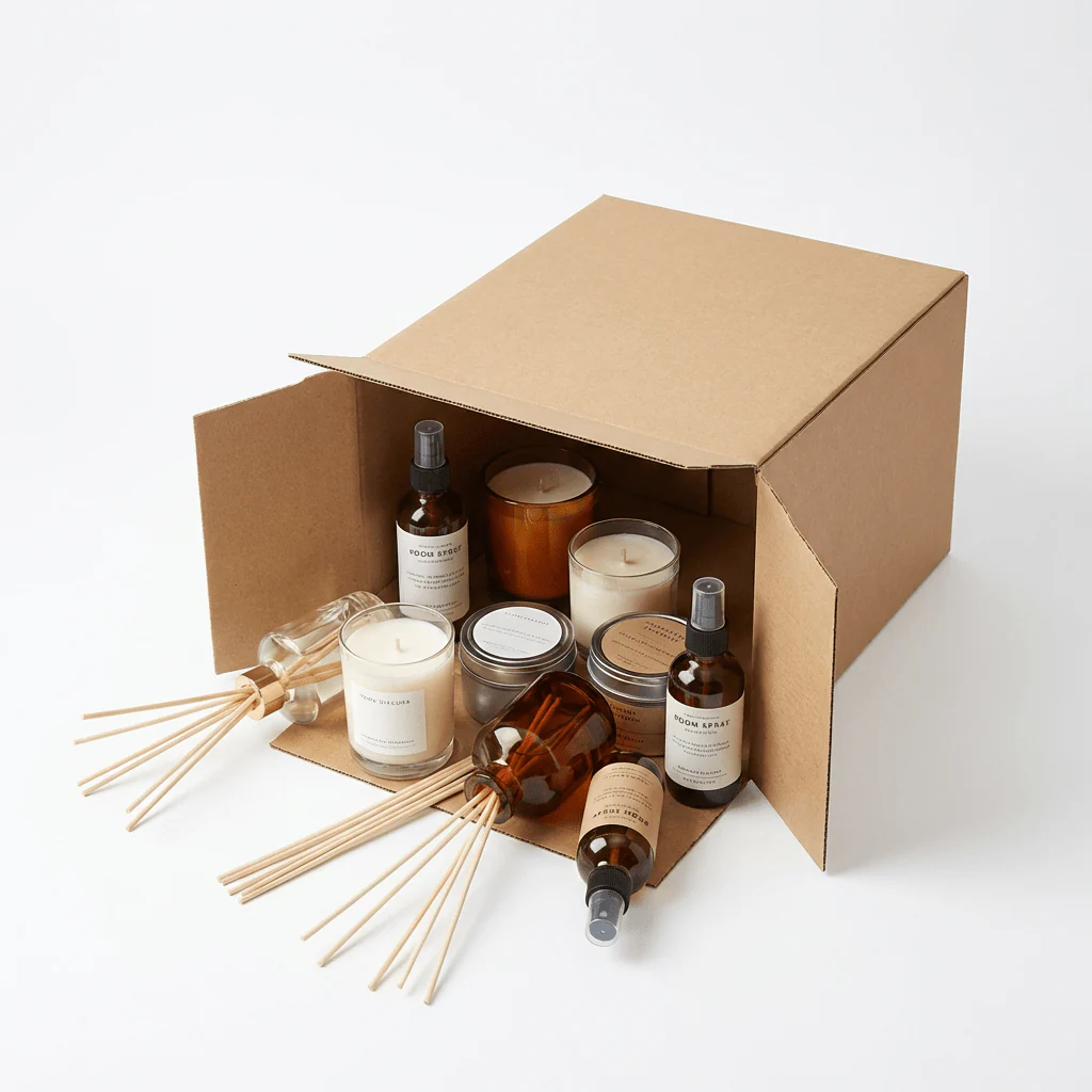 Home Fragrance Mystery Box - £75+ RRP: 5 Items - Candles, Diffusers & Room Spray