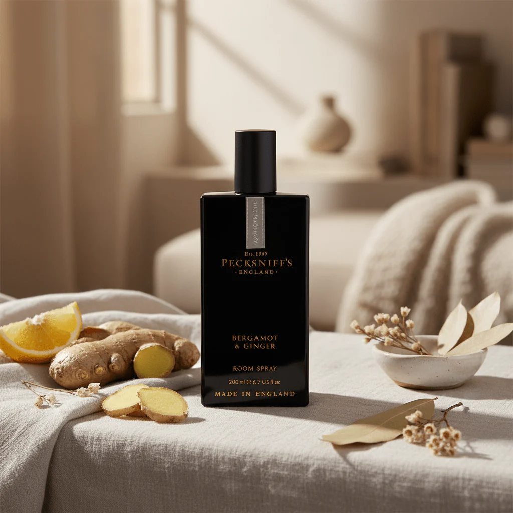 Pecksniff's Bergamot & Ginger Room Spray 200ml - Image 2