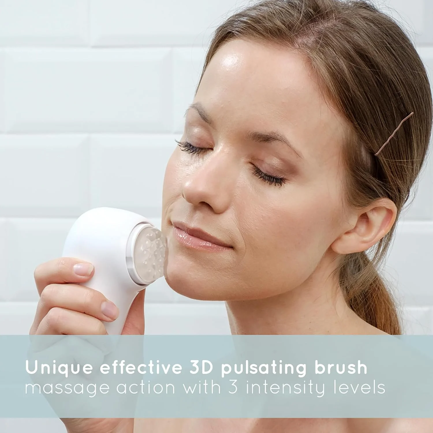 HoMedics Beauty Multi Sonic Facial Cleansing Brush + Analyser - Image 3