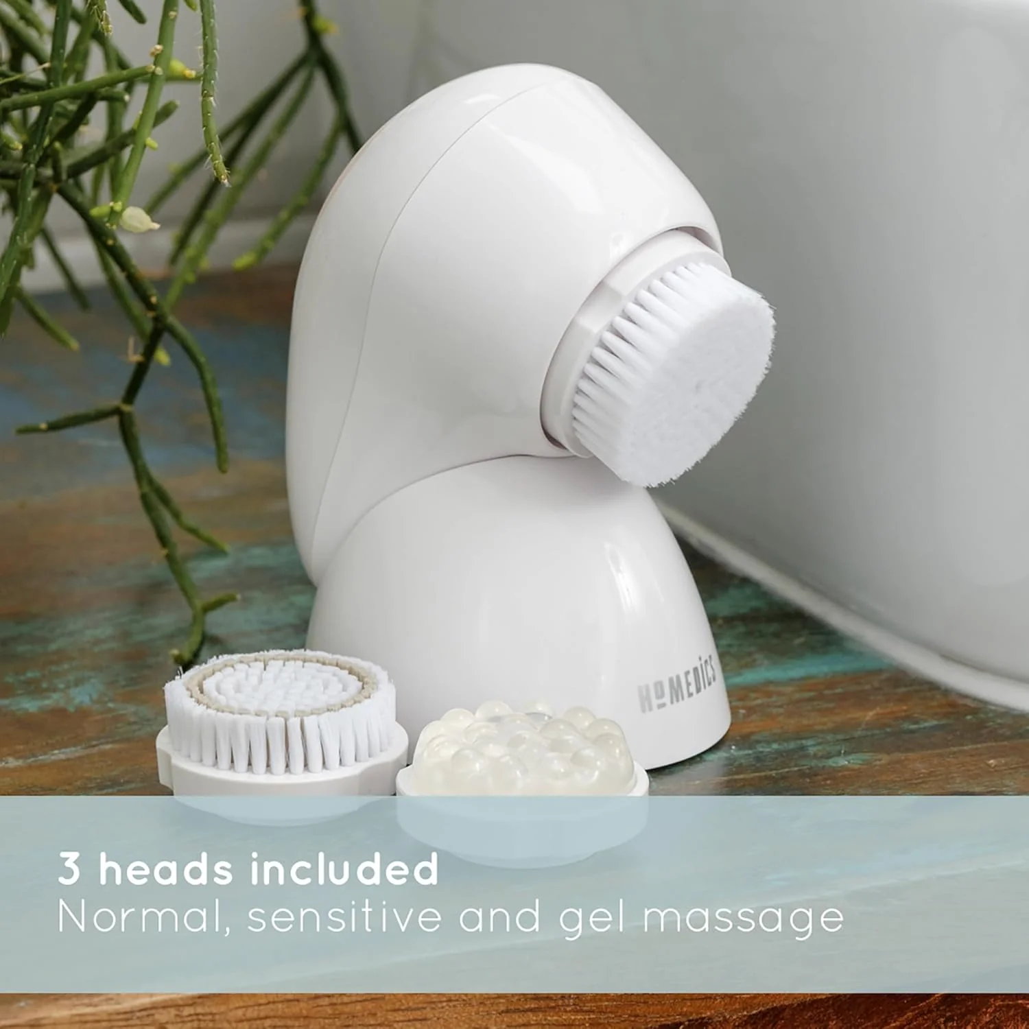 HoMedics Beauty Multi Sonic Facial Cleansing Brush + Analyser - Image 4