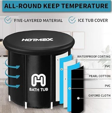 HotMax Portable Ice Bath Cold Water Therapy - Large - Image 5