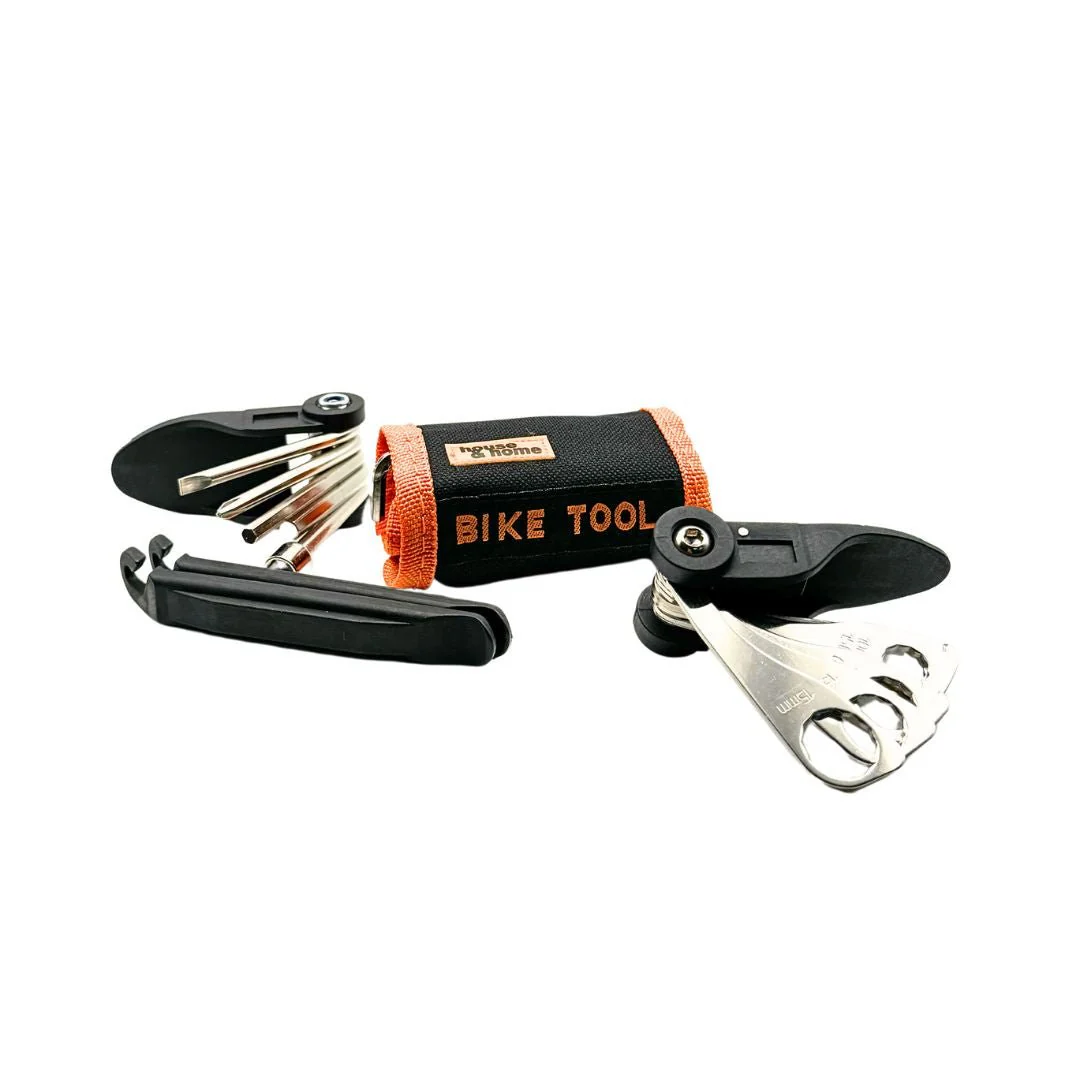 Bike Repair Tool Kit with Hex Key, Wrench & Screwdrivers - Image 2