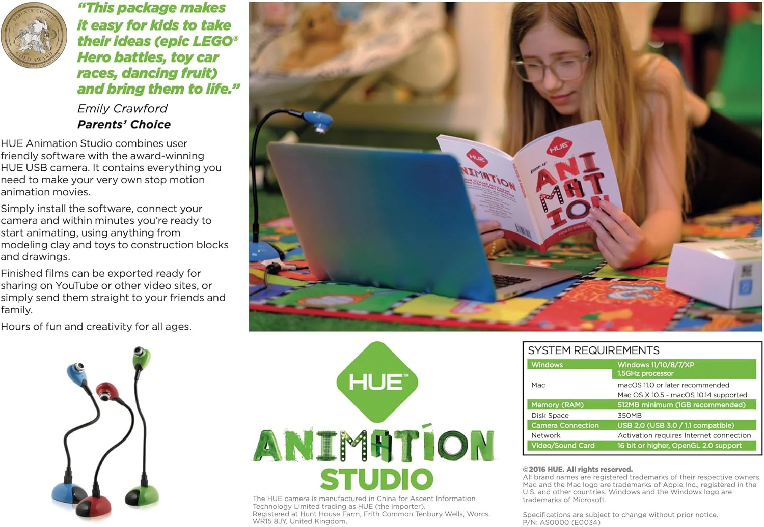 HUE Animation Studio: Complete Stop Motion Animation Kit - Image 10