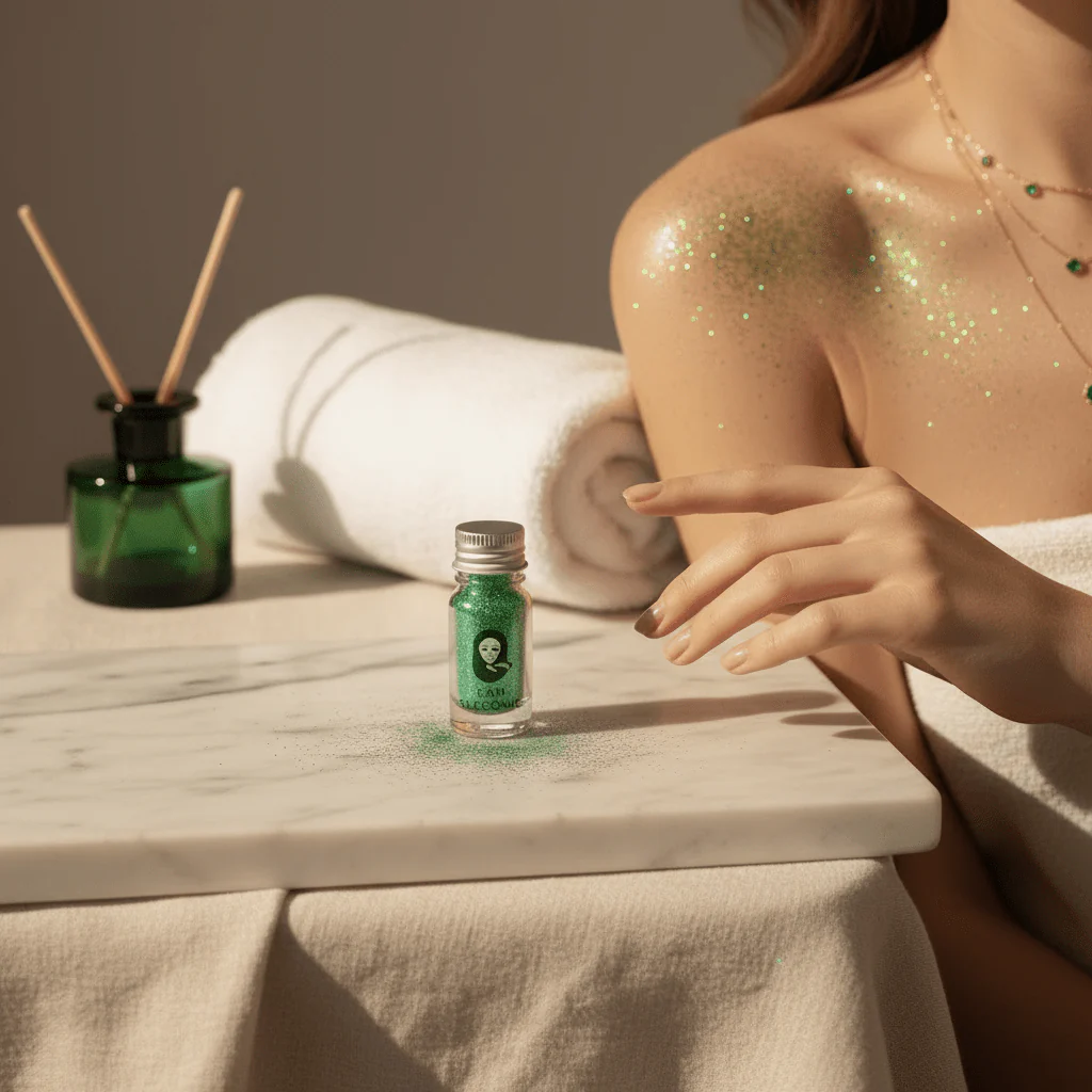 I AM Eyeconic Glitter Gel Teeny Green 4g - Image 2