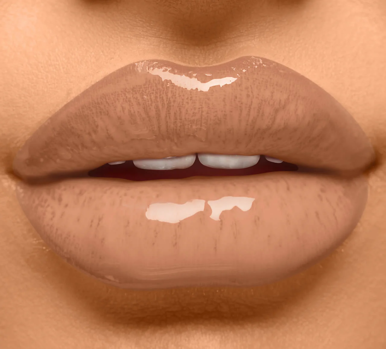 I Am Eyeconic Honey bag$ Lip Gloss - Warm Nude (3ml) - Image 4