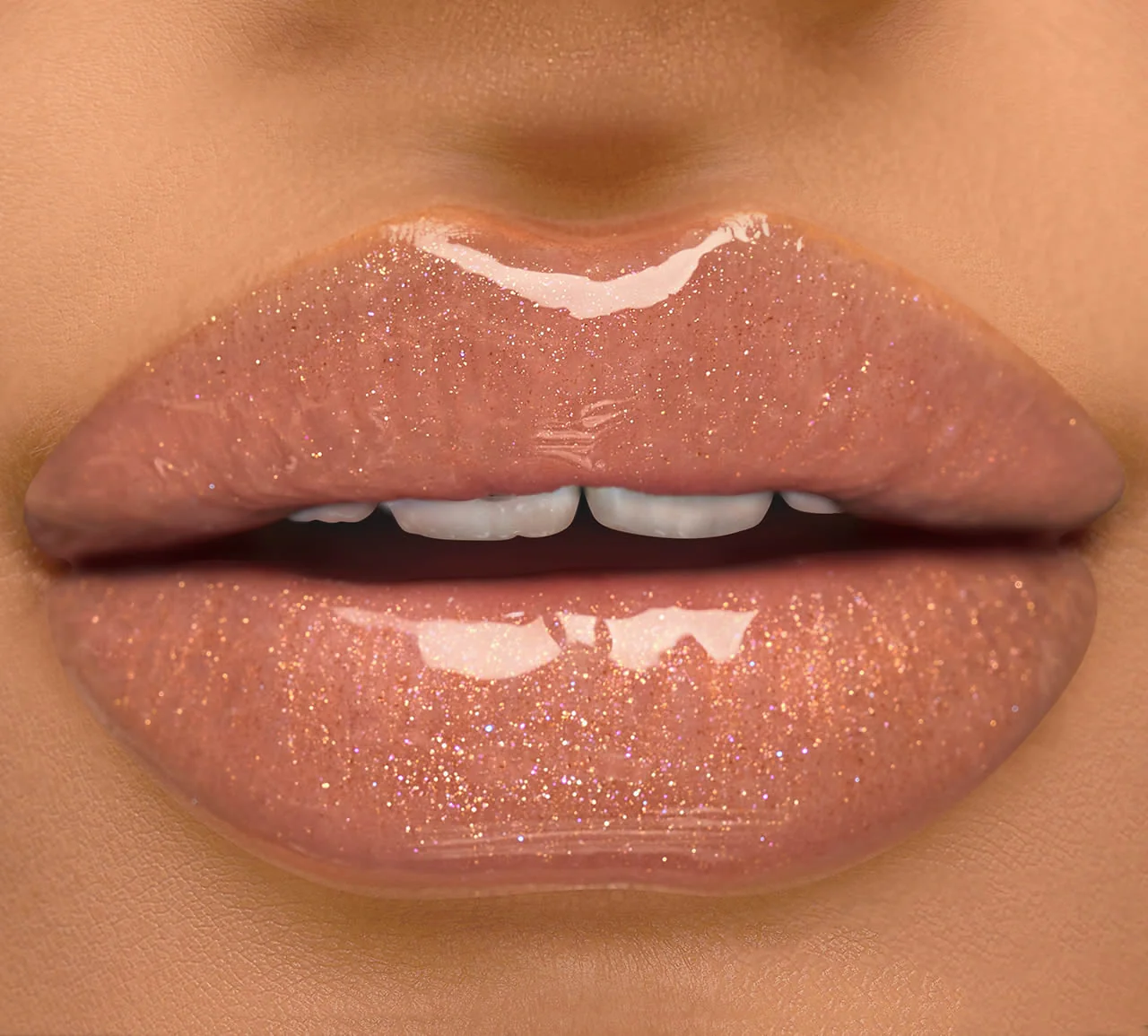 I Am Eyeconic Ice Me Out Lip Gloss - Sheer with champagne rose pearls (3ml) - Image 2