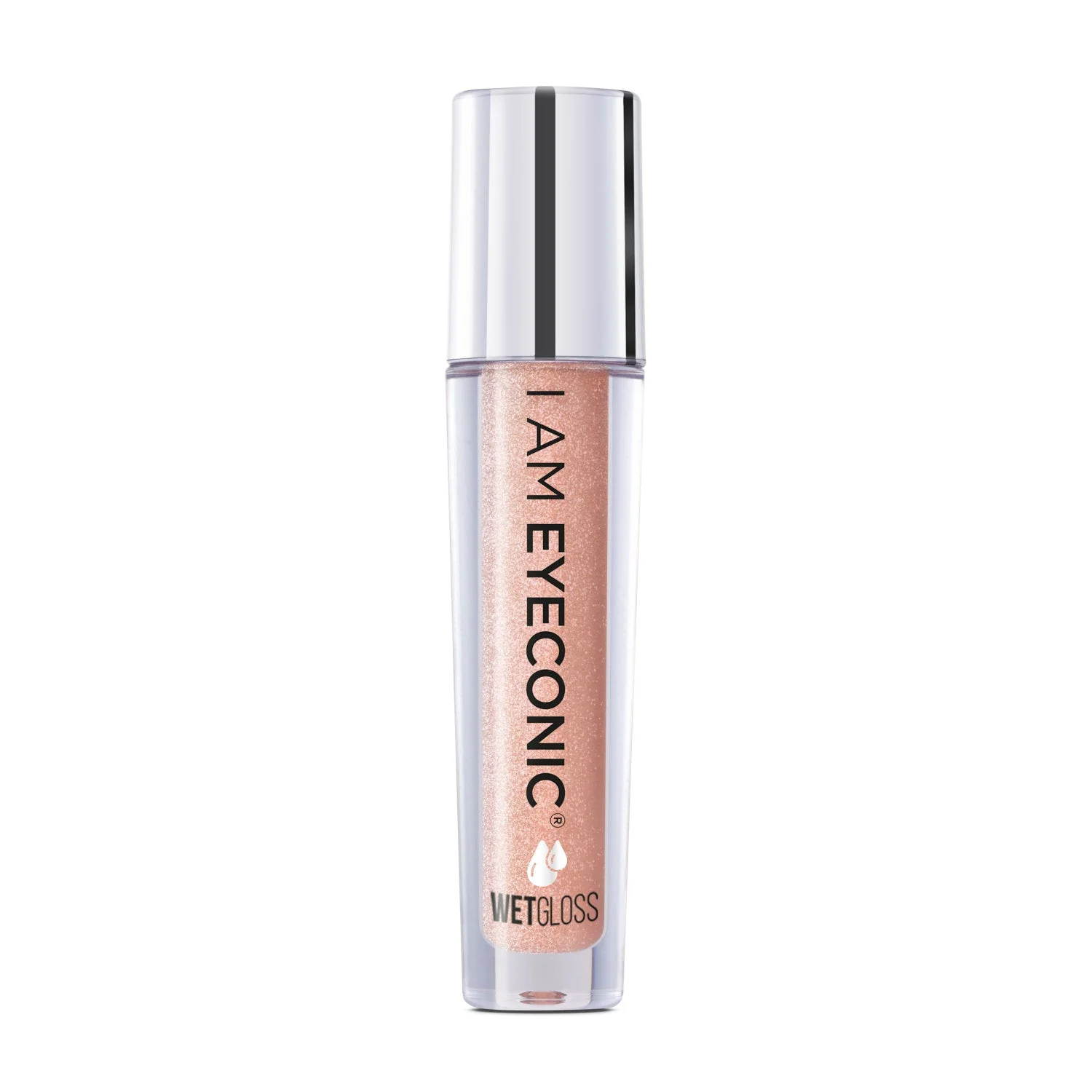 I Am Eyeconic Ice Me Out Lip Gloss - Sheer with champagne rose pearls (3ml) - Image 4