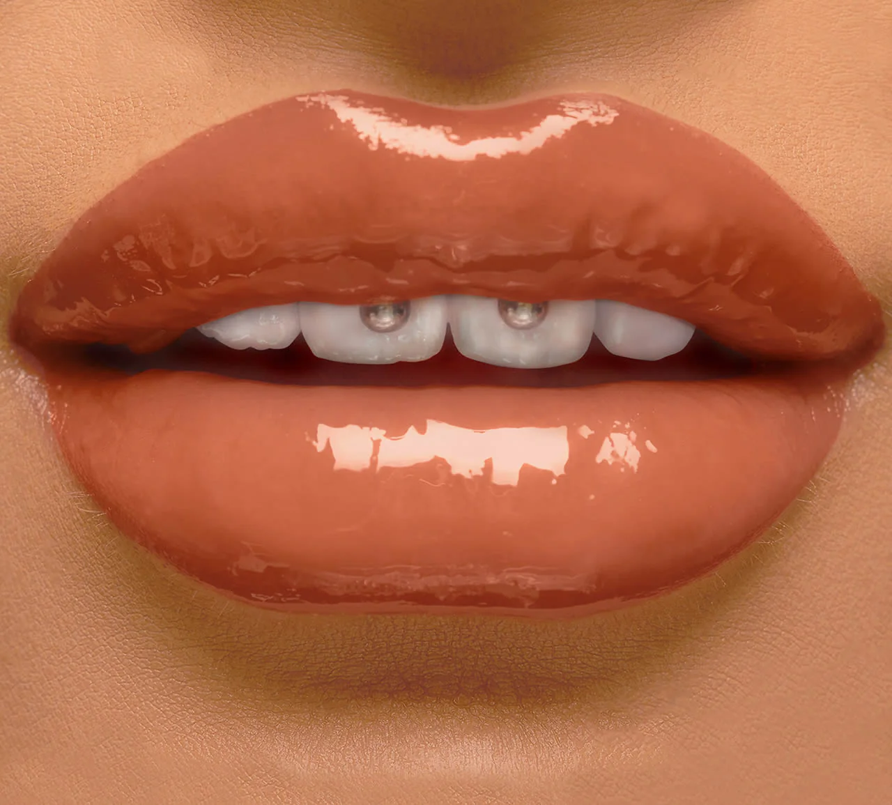 I Am Eyeconic So Juicy Lip Gloss - Warm Terracotta Brown (3ml) - Image 2