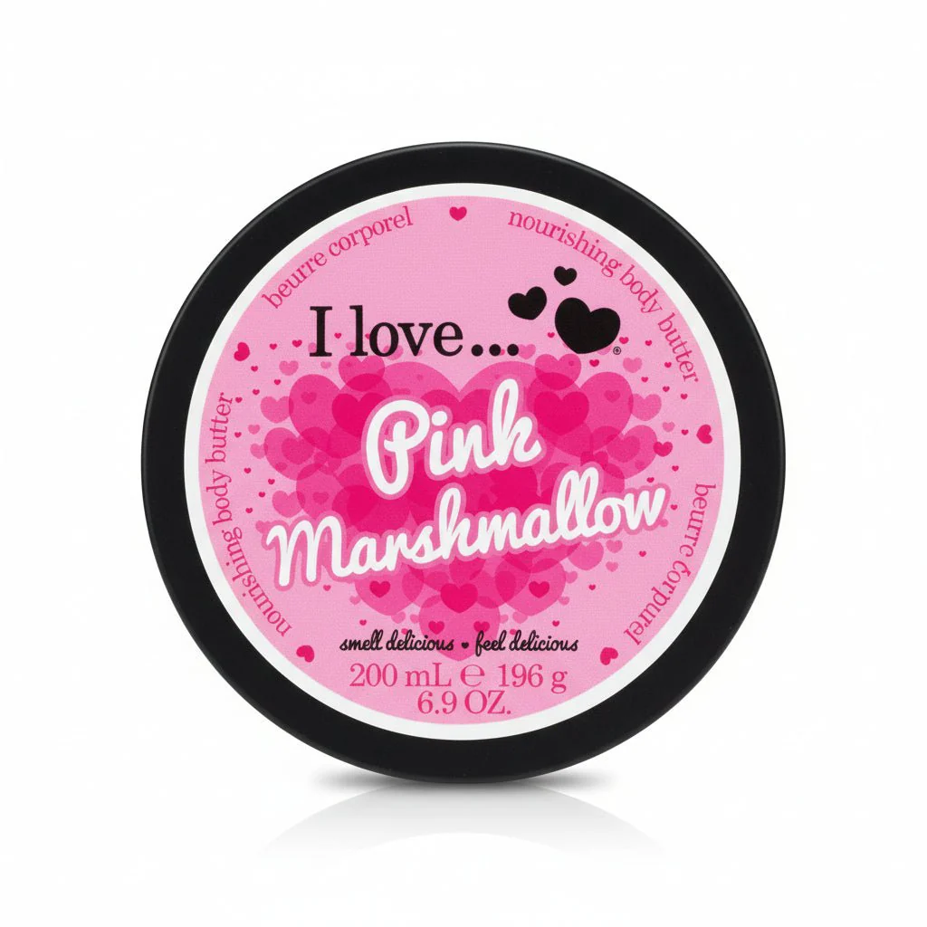 I Love Coconut Oil Body Butter - Pink Marshmallow (200ml)