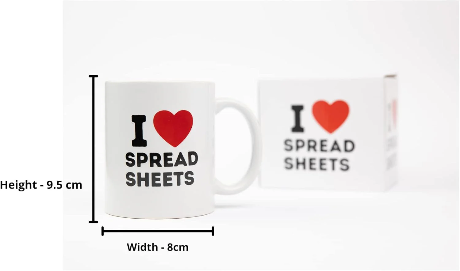 I Love Spreadsheets Mug - 325ml - Image 2