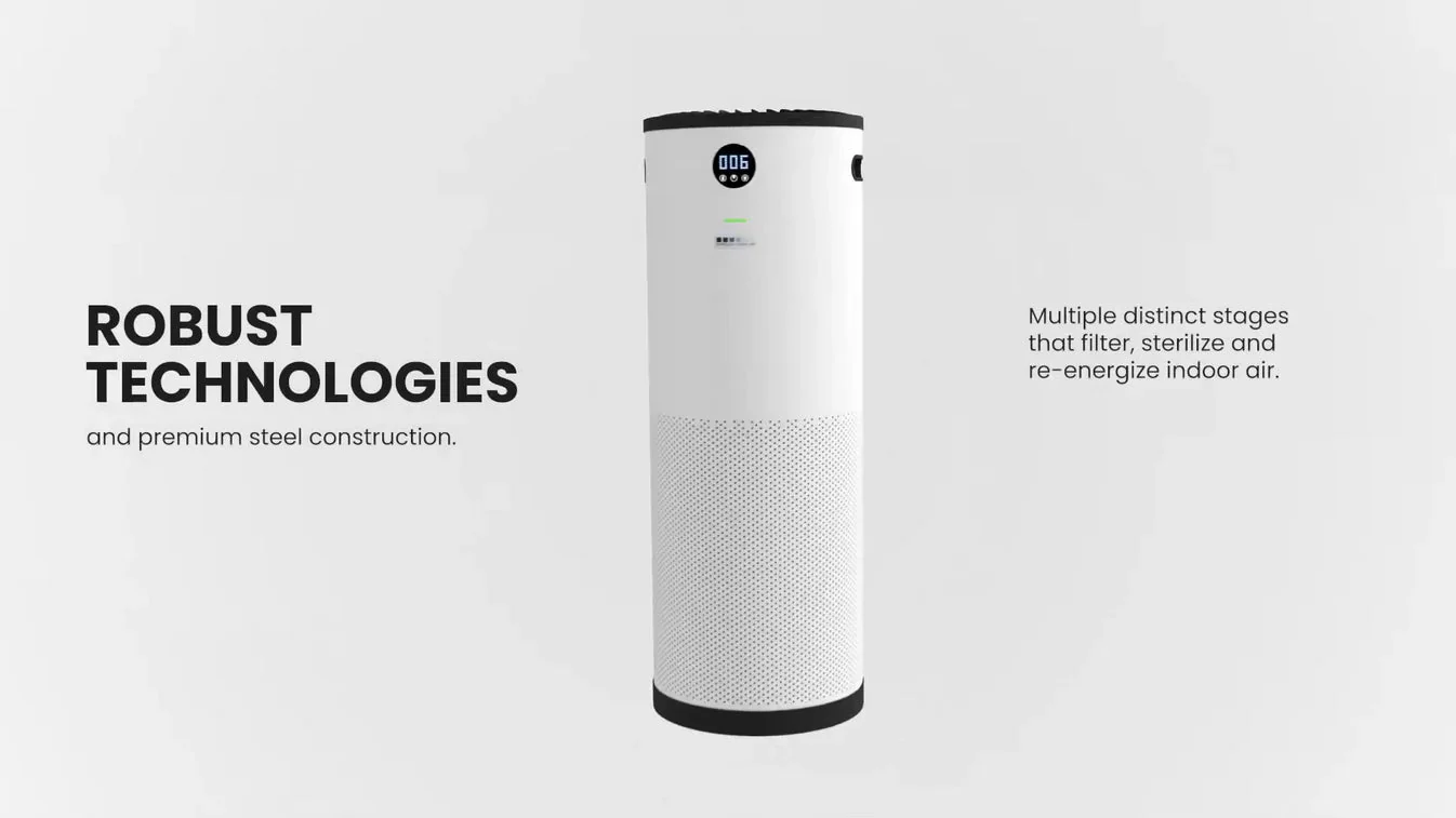 JADE SCA5000C Medical Grade Air Purifier - White - Image 3