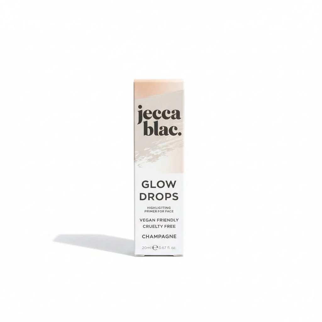 Jecca Blac Vegan Friendly Glow Drops Highlighting Primer - 20ml - Image 3