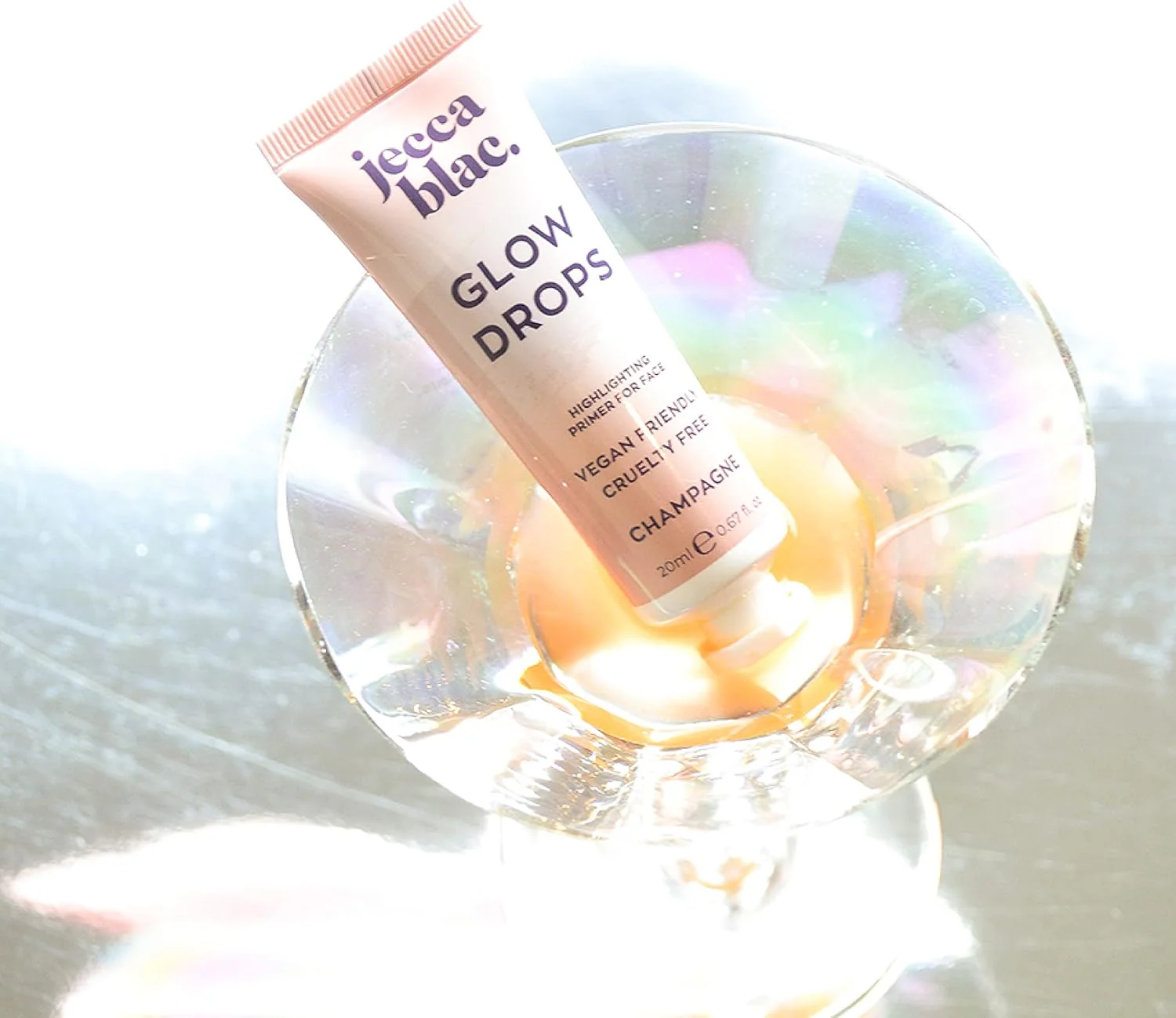 Jecca Blac Vegan Friendly Glow Drops Highlighting Primer - 20ml - Image 8