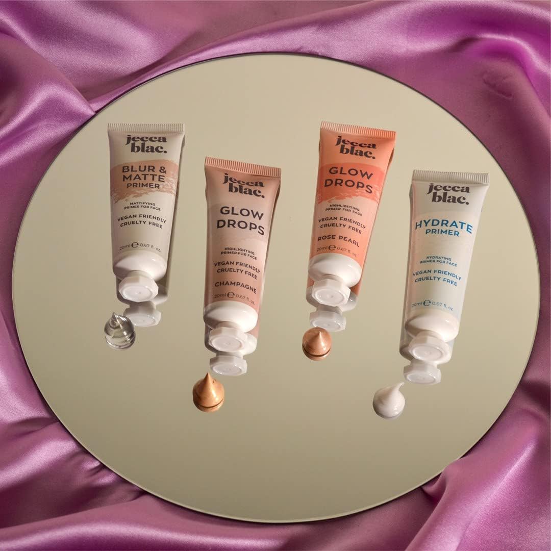 Jecca Blac Vegan Friendly Glow Drops Highlighting Primer - 20ml - Image 9
