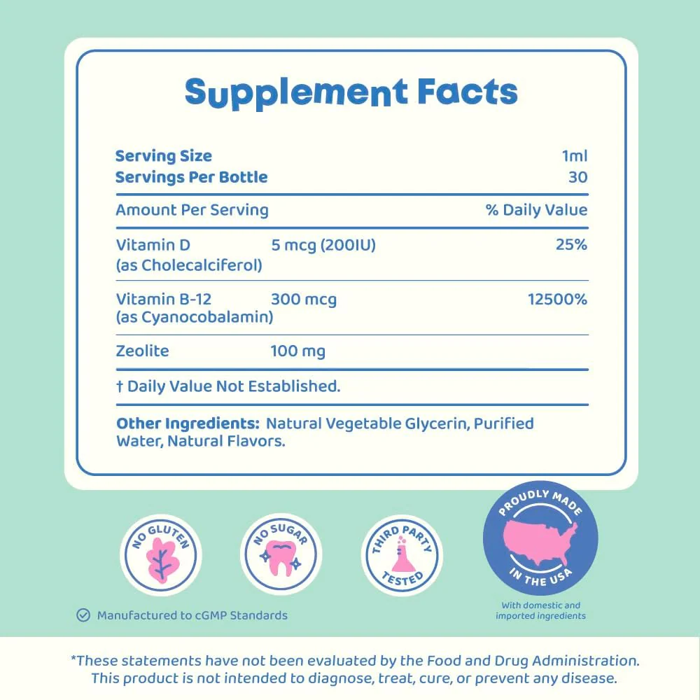 Joyspring Zeolite Detox Zee Dietary Supplement for Kids Berry Flavour - 30 servings - Image 2
