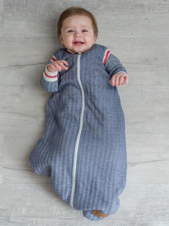 Juddlies Organic Cottage Dreamsack - Lake Blue (0-6M) - Image 2
