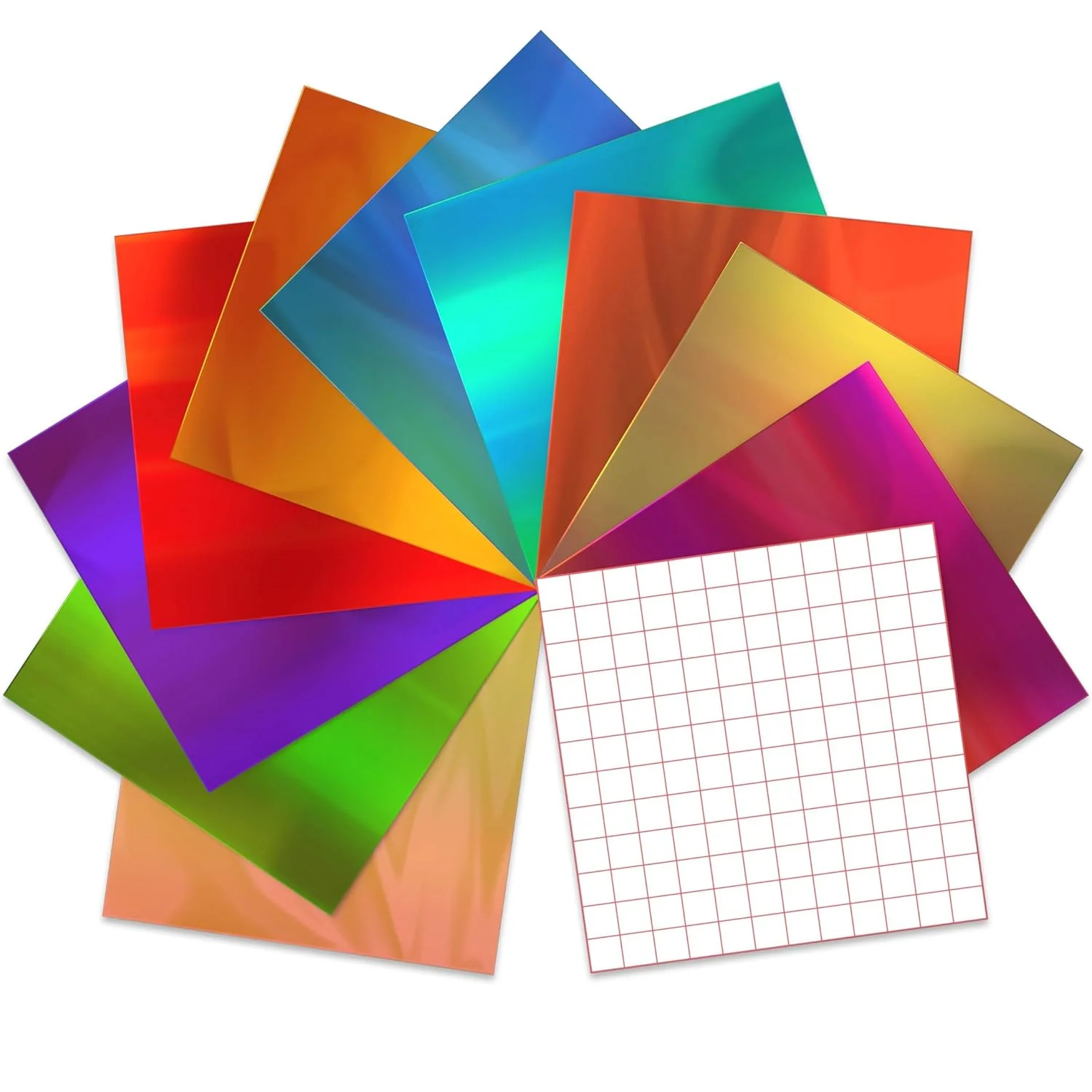 Kassa Permanent Holographic Vinyl Sheets (10 Pack 12x12 Inch) - Image 9