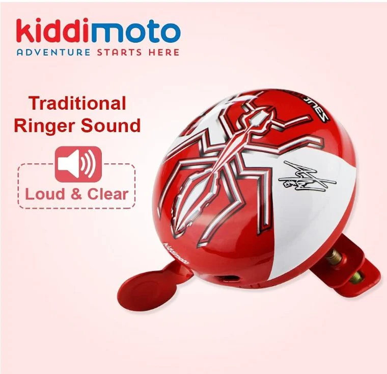 Kiddimoto Marc Marquez Kids Bike Bicycle Bell - Red - Image 5