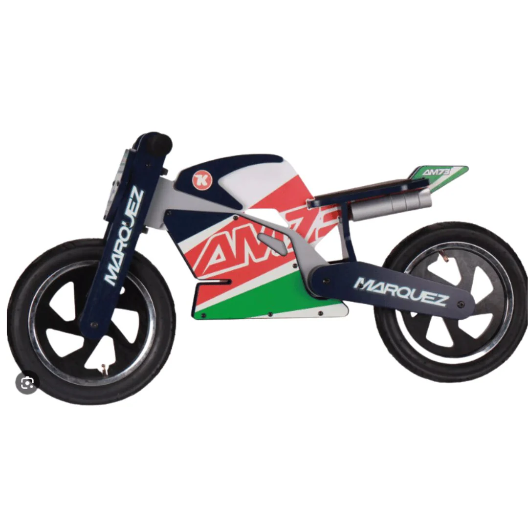 Kiddimoto Marc Marquez Wooden Balance Bike - Image 2