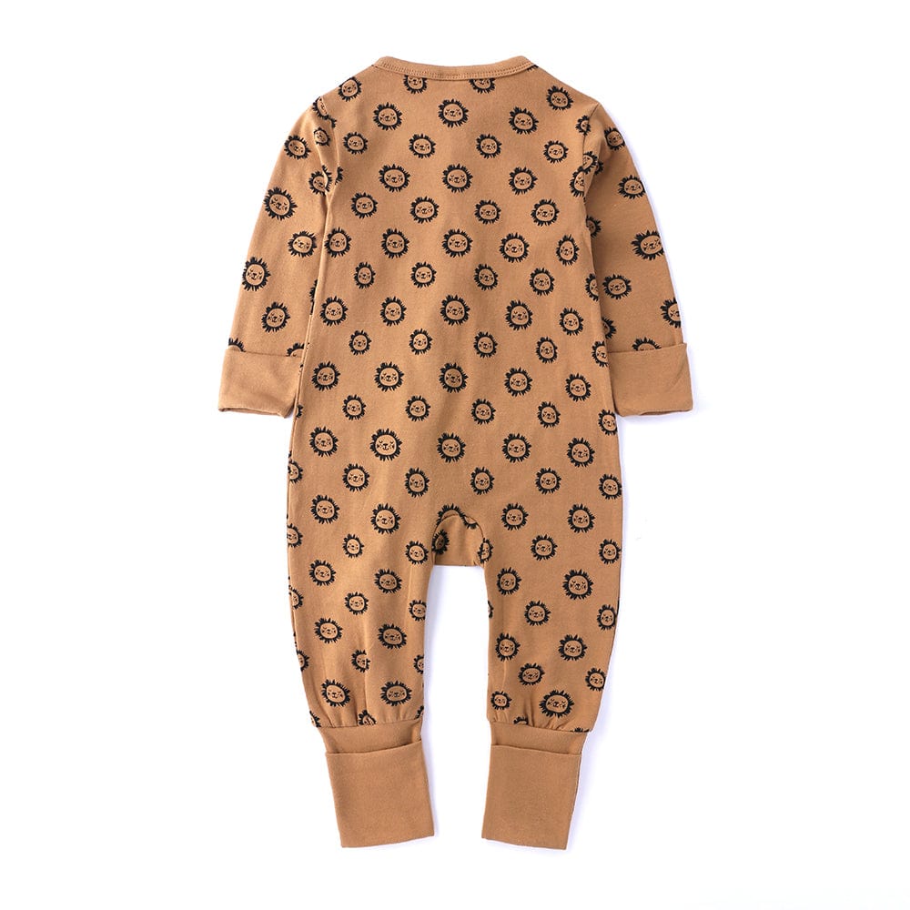 Kids Tales Brave Lion Zip Baby Sleepsuit (Various Sizes) - Image 2