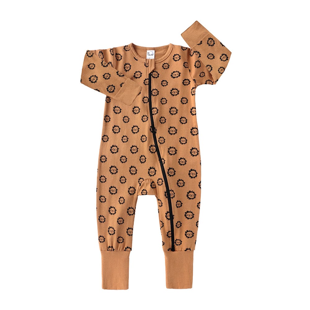 Kids Tales Brave Lion Zip Baby Sleepsuit (Various Sizes) - Image 4