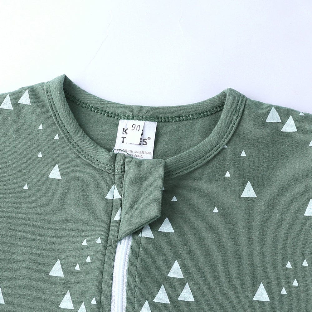 Kids Tales Fields Of Green Baby Zip Baby Sleepsuit (Various Sizes) - Image 4
