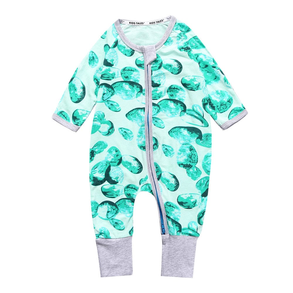 Kids Tales Green Dreams Baby Zip Sleepsuit (Various Sizes)