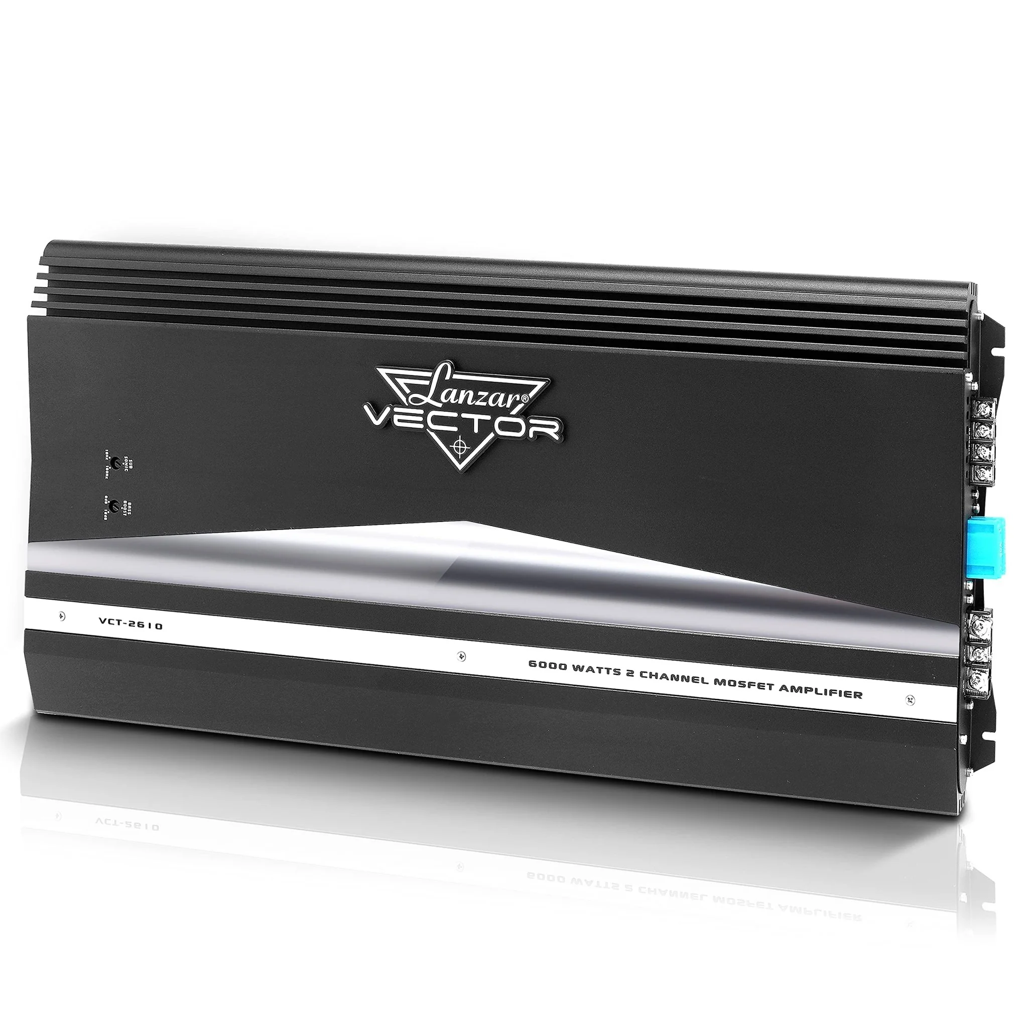 Lanzar VCT2610 6000Watt 2 Channel Car Audio Stereo High Power Amplifier Amp