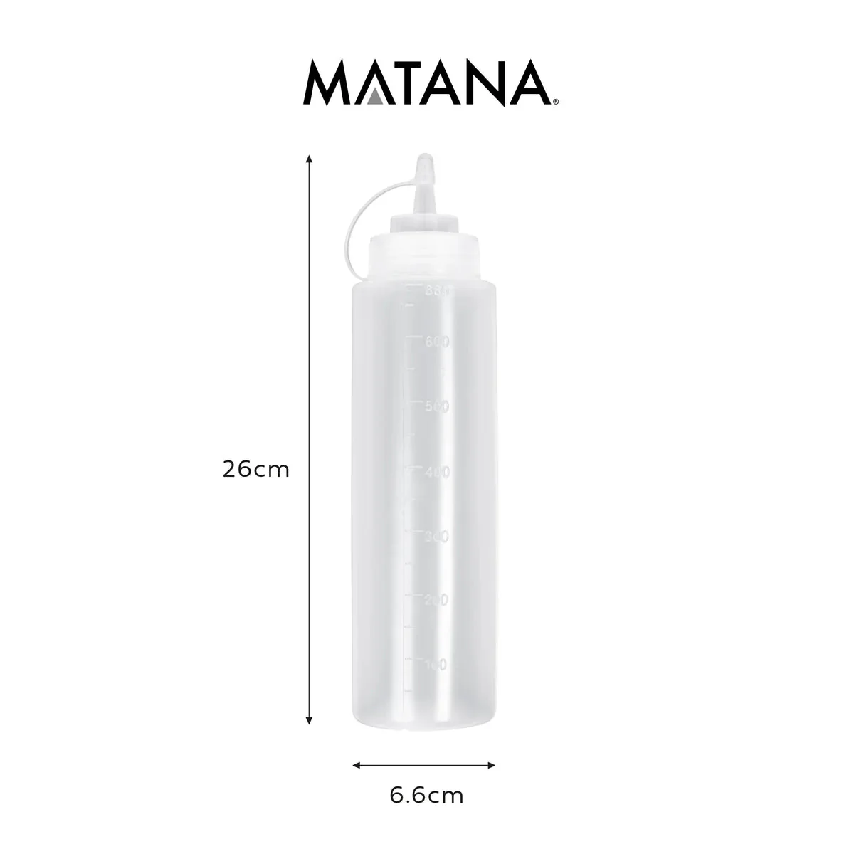 Large Squeezy Sauce Bottles with Nozzle Caps (680ml) x8 - Image 2