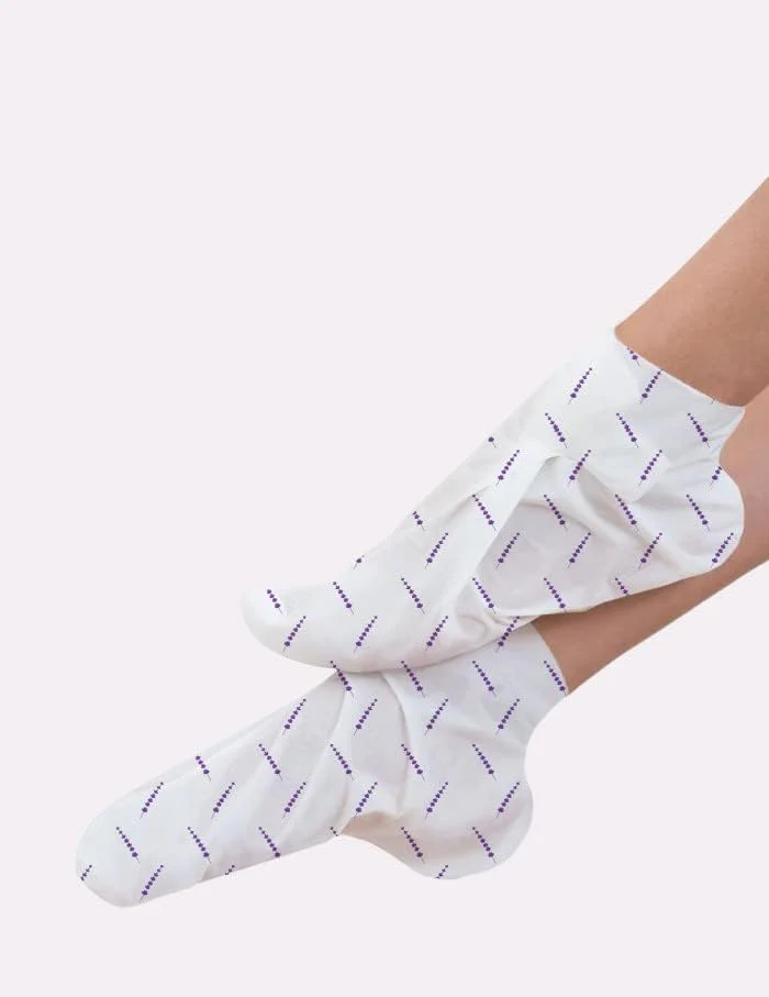 Le Mini Macaron • Lavender Foot Care Mask • Moisturising Socks - Image 2