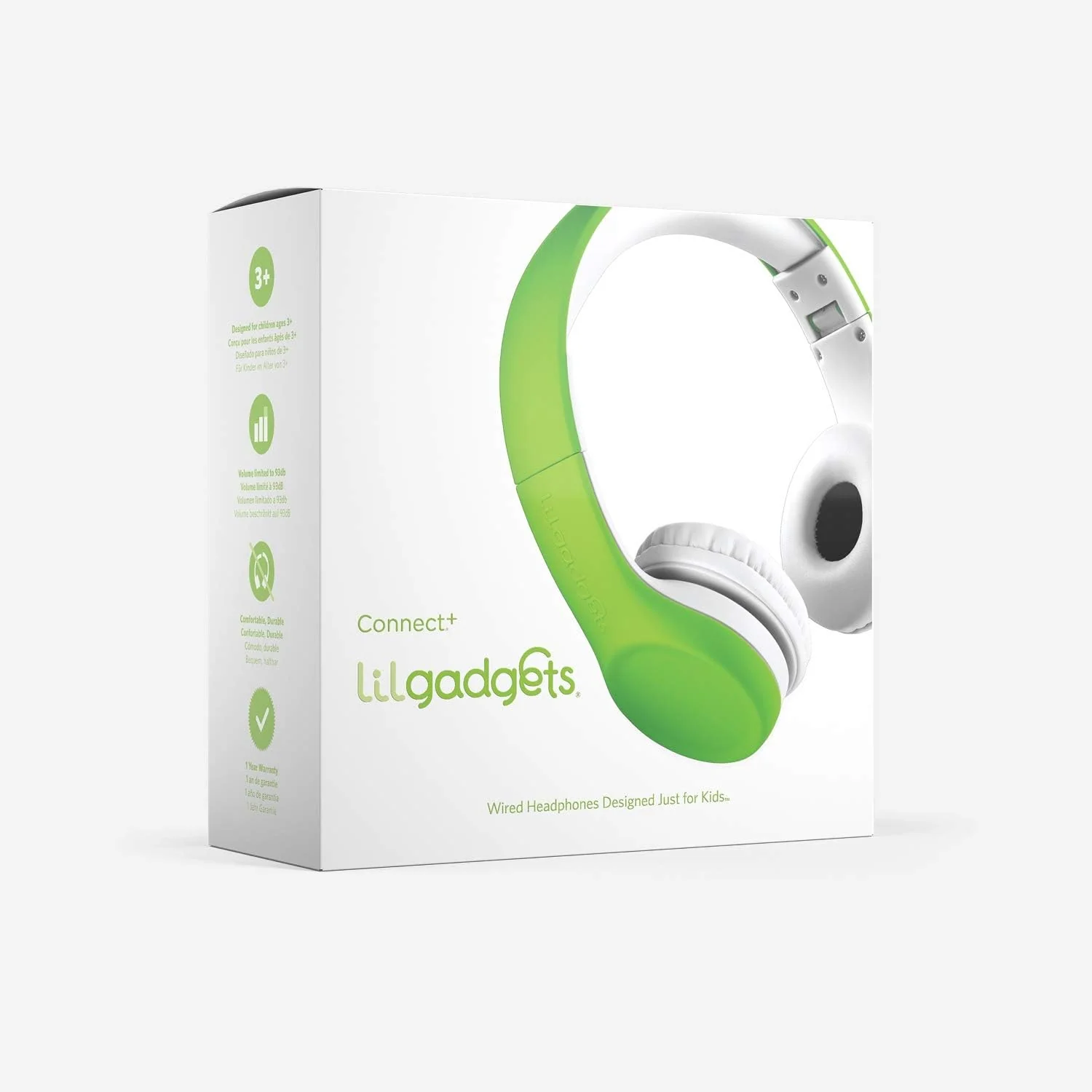 LilGadgets Connect+ Kids Headphones - Green - Image 5