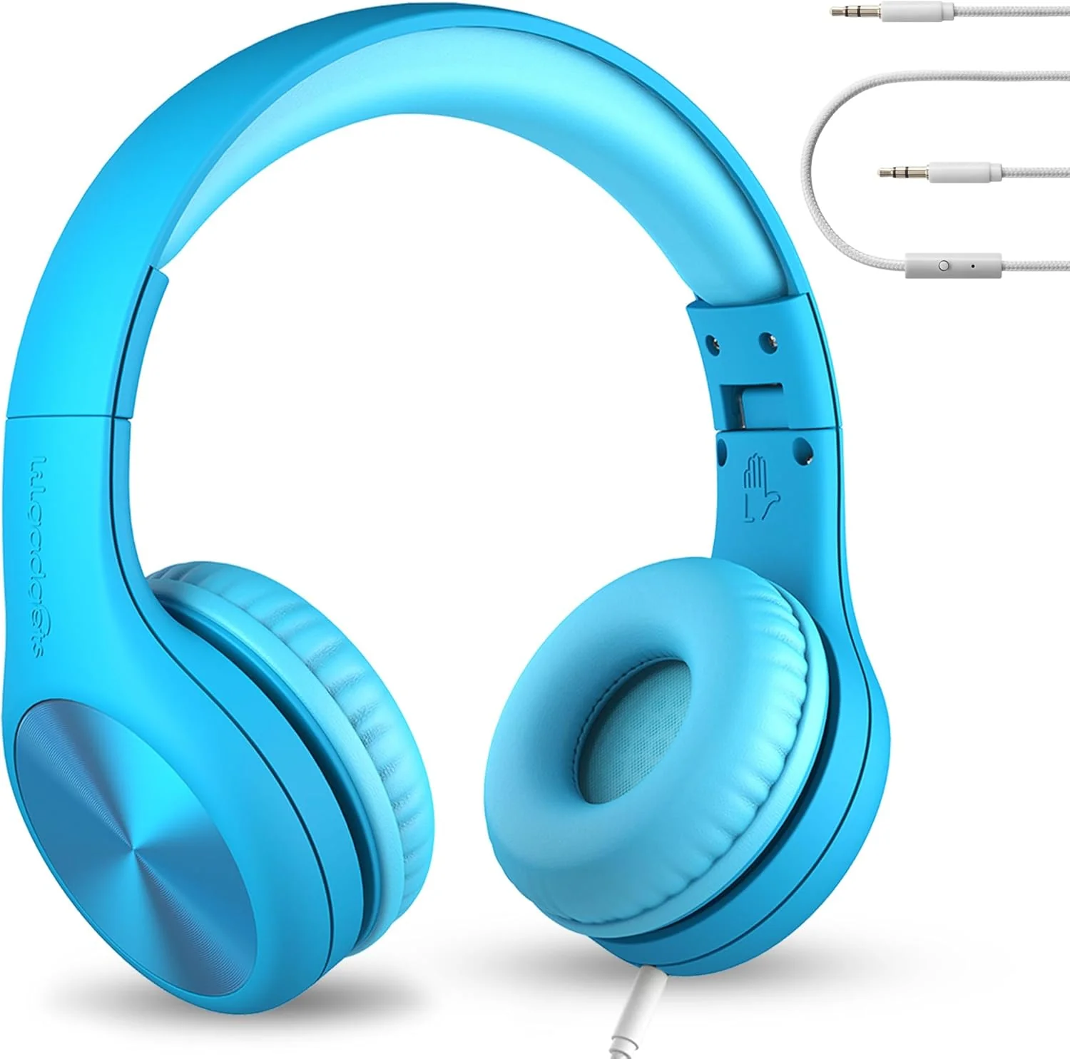 LilGadgets Connect+ Pro Wired Kids Headphones - Blue