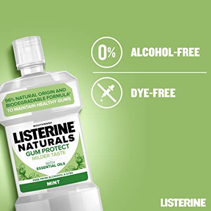 Listerine Natural Gum Protect XL - 3 x 600ml - Image 4