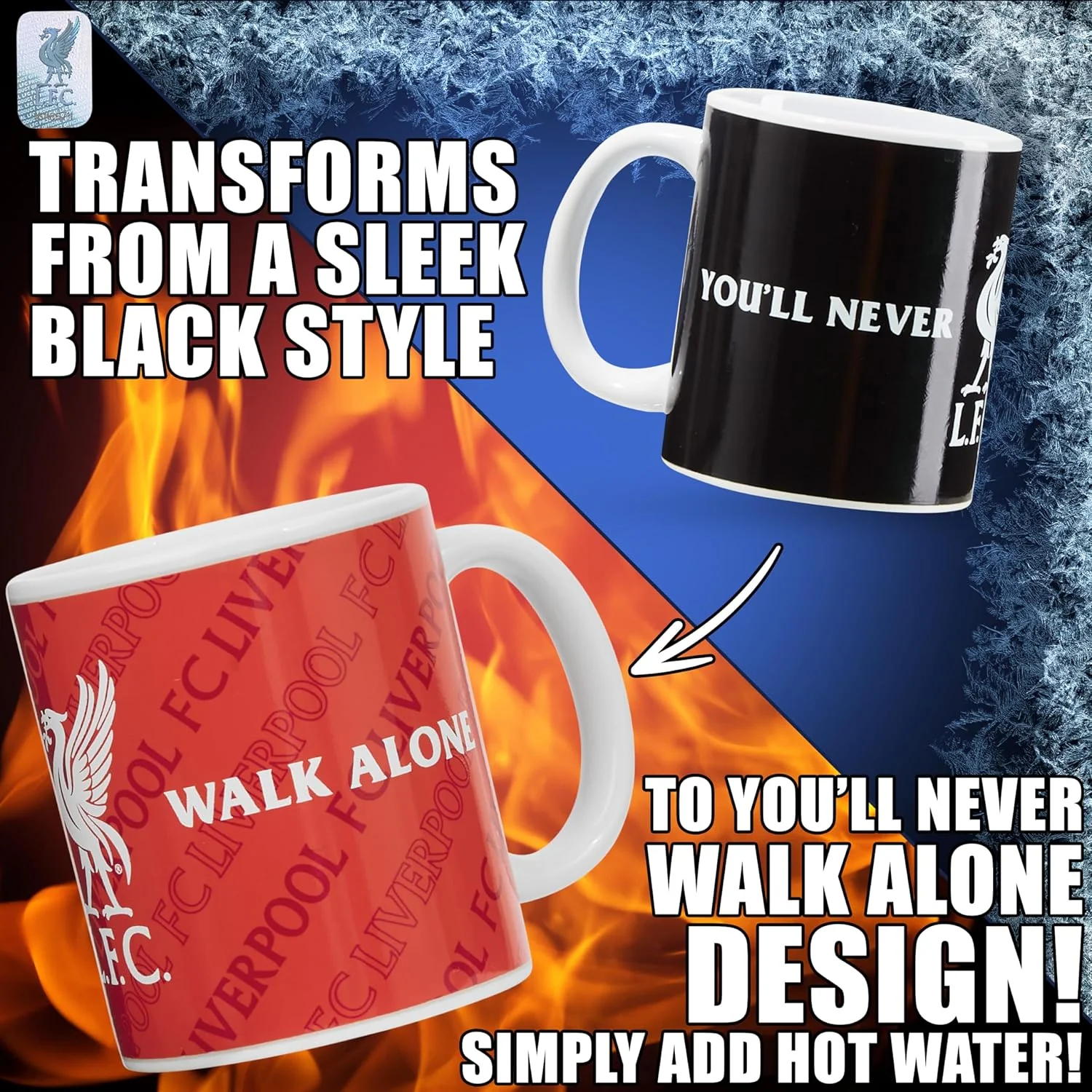 Liverpool F.C Ceramic Heat Colour Changing Mug - 320ml - Image 3
