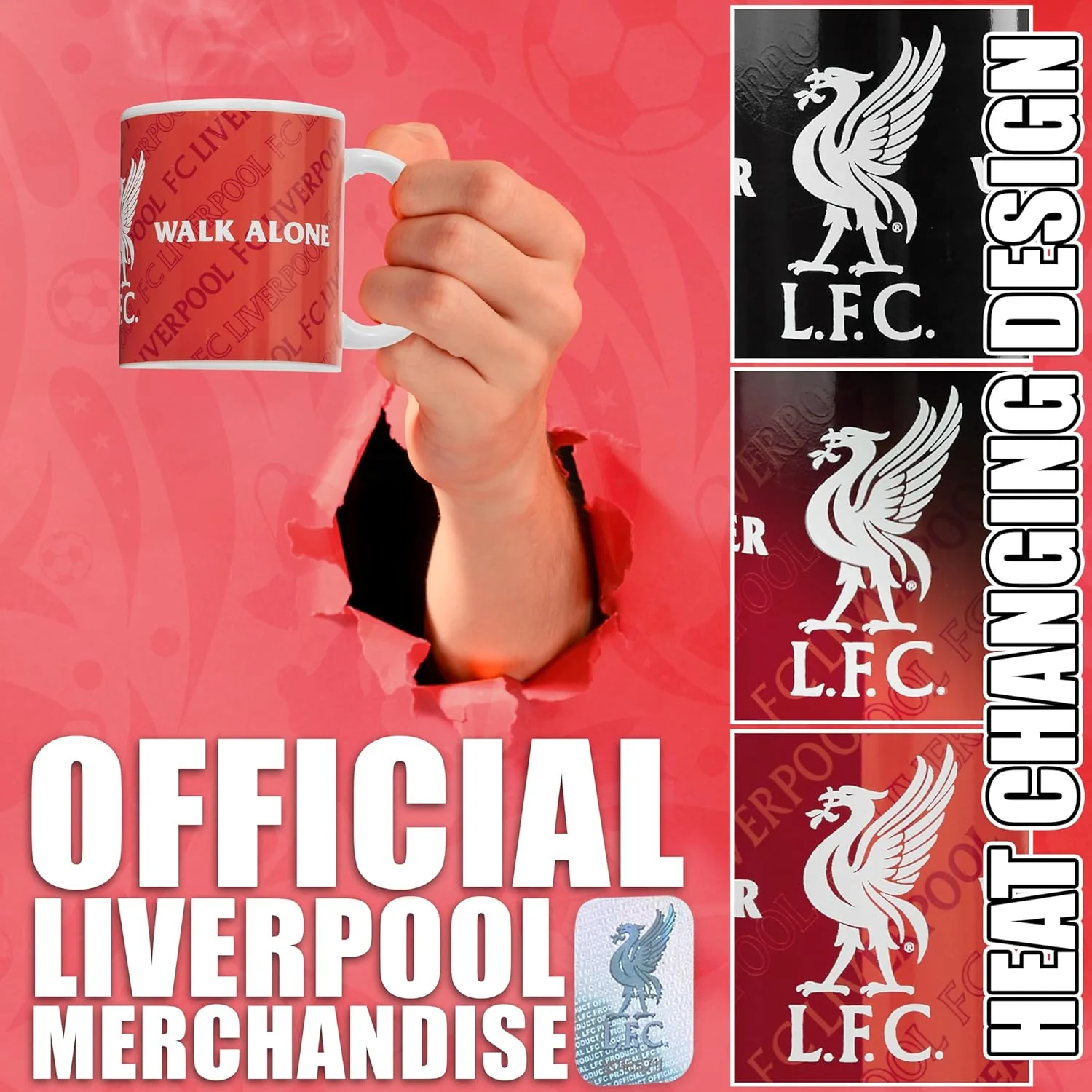 Liverpool F.C Ceramic Heat Colour Changing Mug - 320ml - Image 4