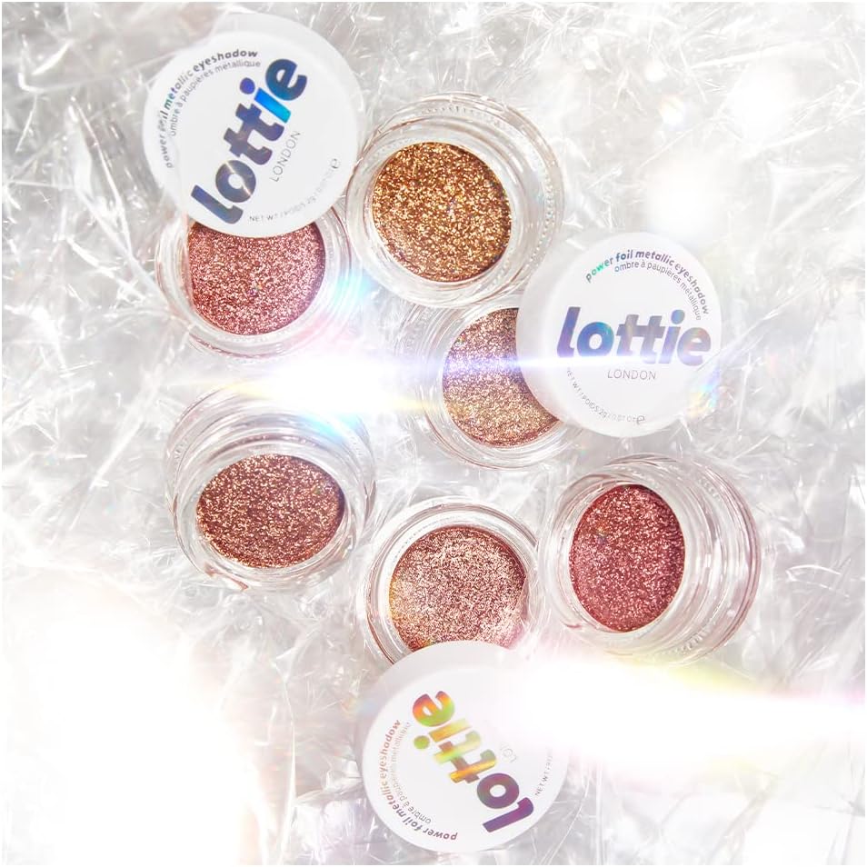 Lottie London Power Foil Metallic Eyeshadow in Golden Hour - Image 5