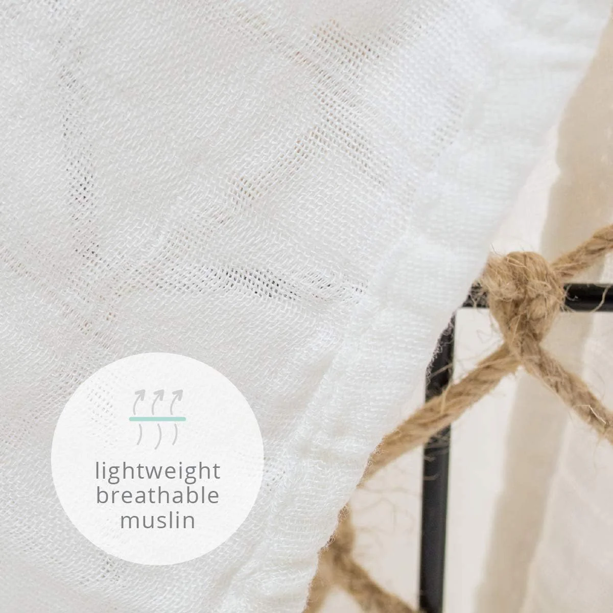 Lulujo Baby Muslin Swaddle Blanket – Little Fawn - Image 8