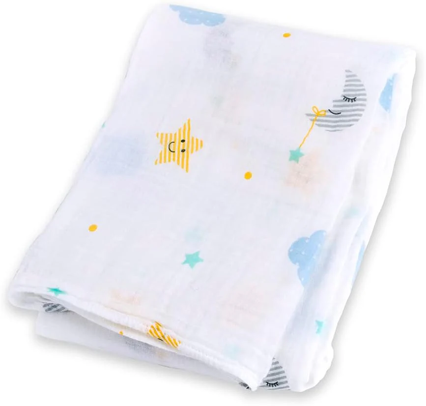 Lulujo Muslin Swaddle (Dreamland) - Image 2