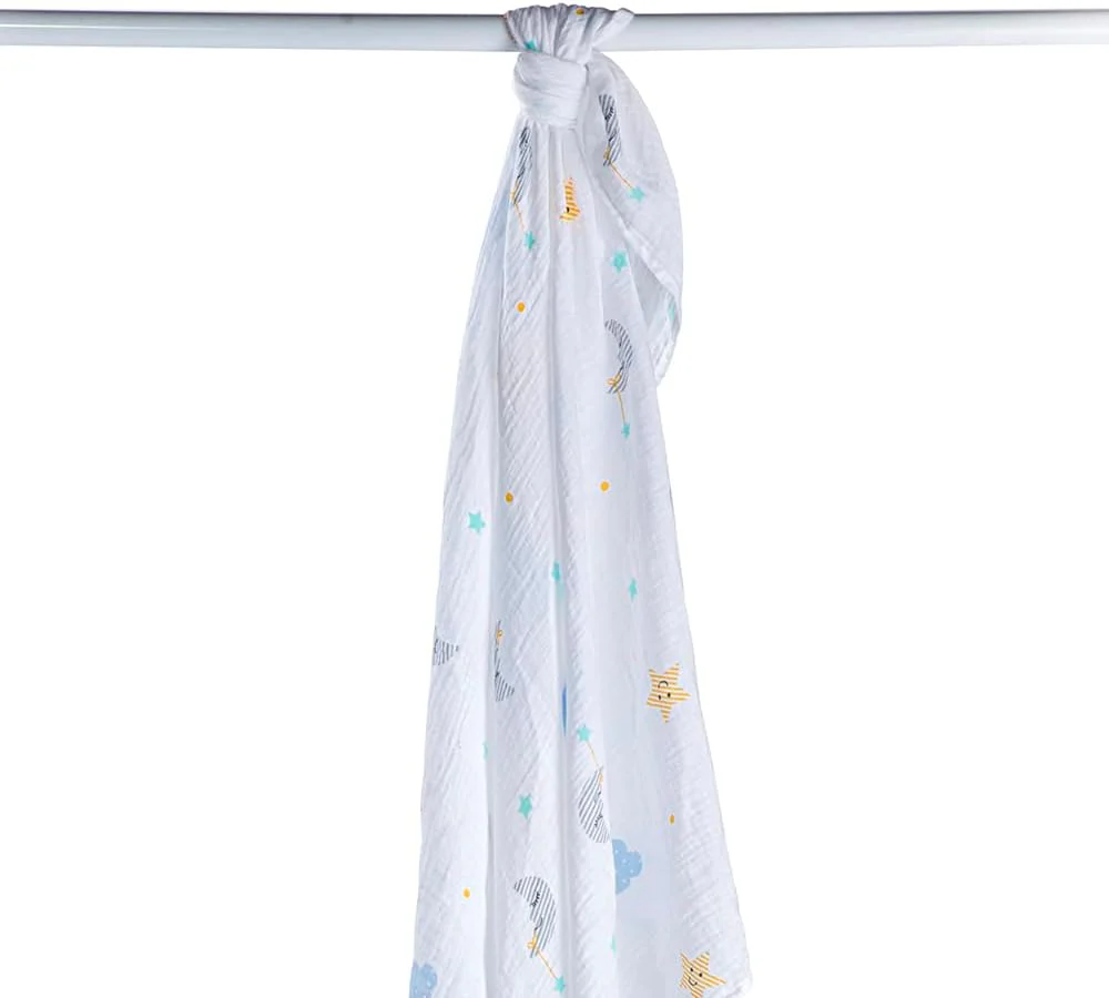 Lulujo Muslin Swaddle (Dreamland) - Image 3