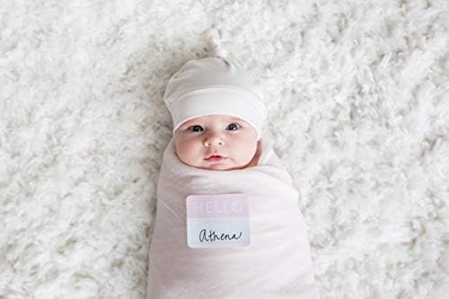 lulujo Soft Bamboo Baby Swaddle Blanket - Pink - Image 2