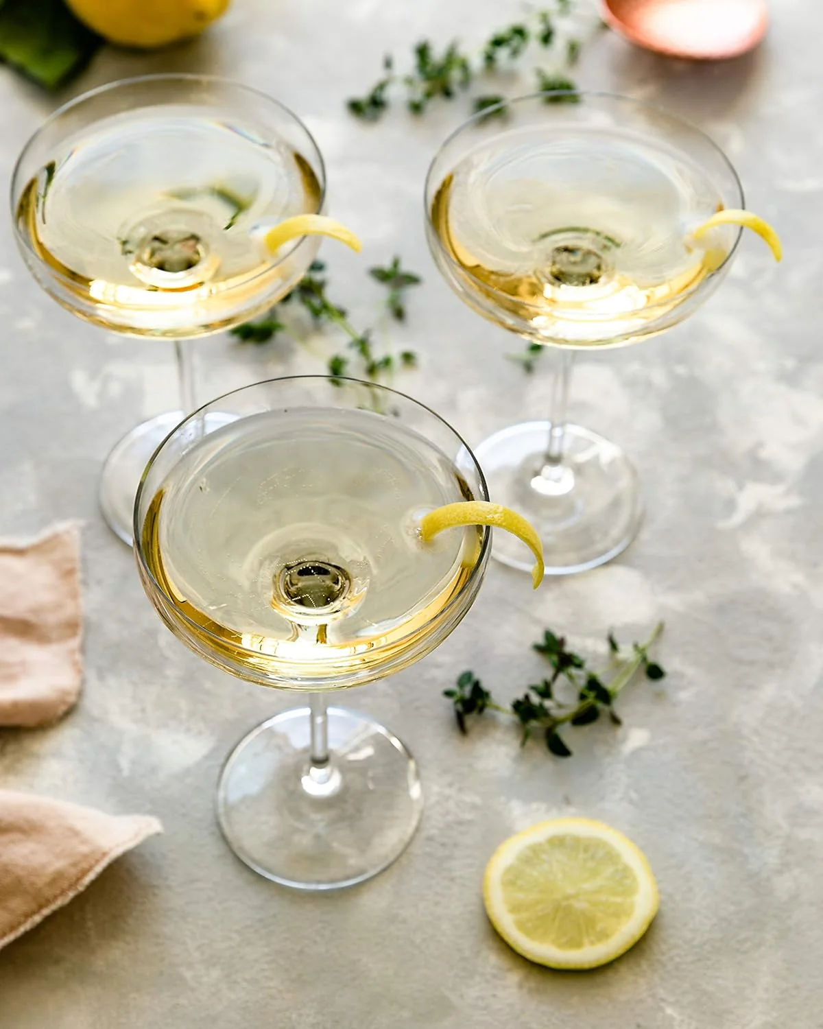 Lunar Oceans Champagne Saucers, Crystalline Coupe Glasses (Set of 2) - Image 2