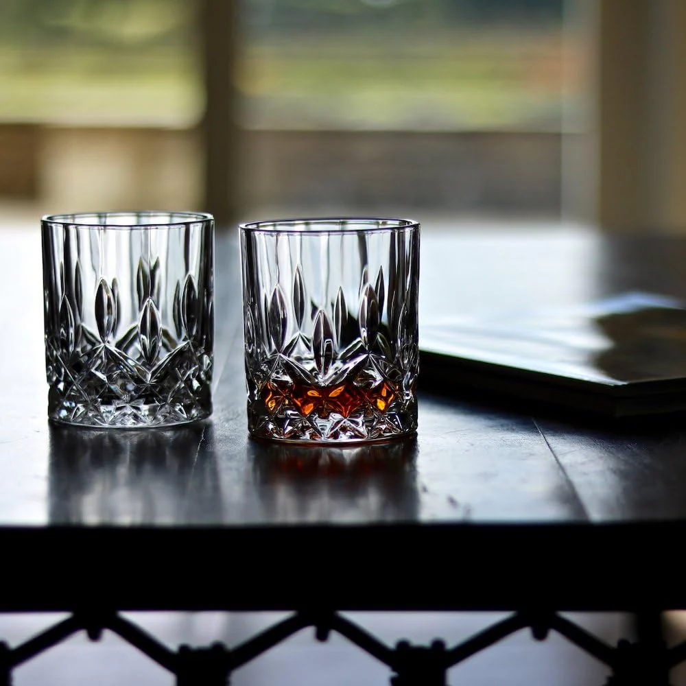 Lunar Oceans Crystal Whisky Glasses (Set of 2) - Image 2