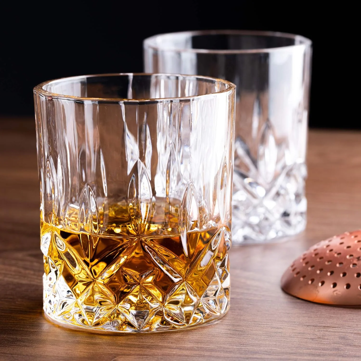Lunar Oceans Crystal Whisky Glasses (Set of 2) - Image 5