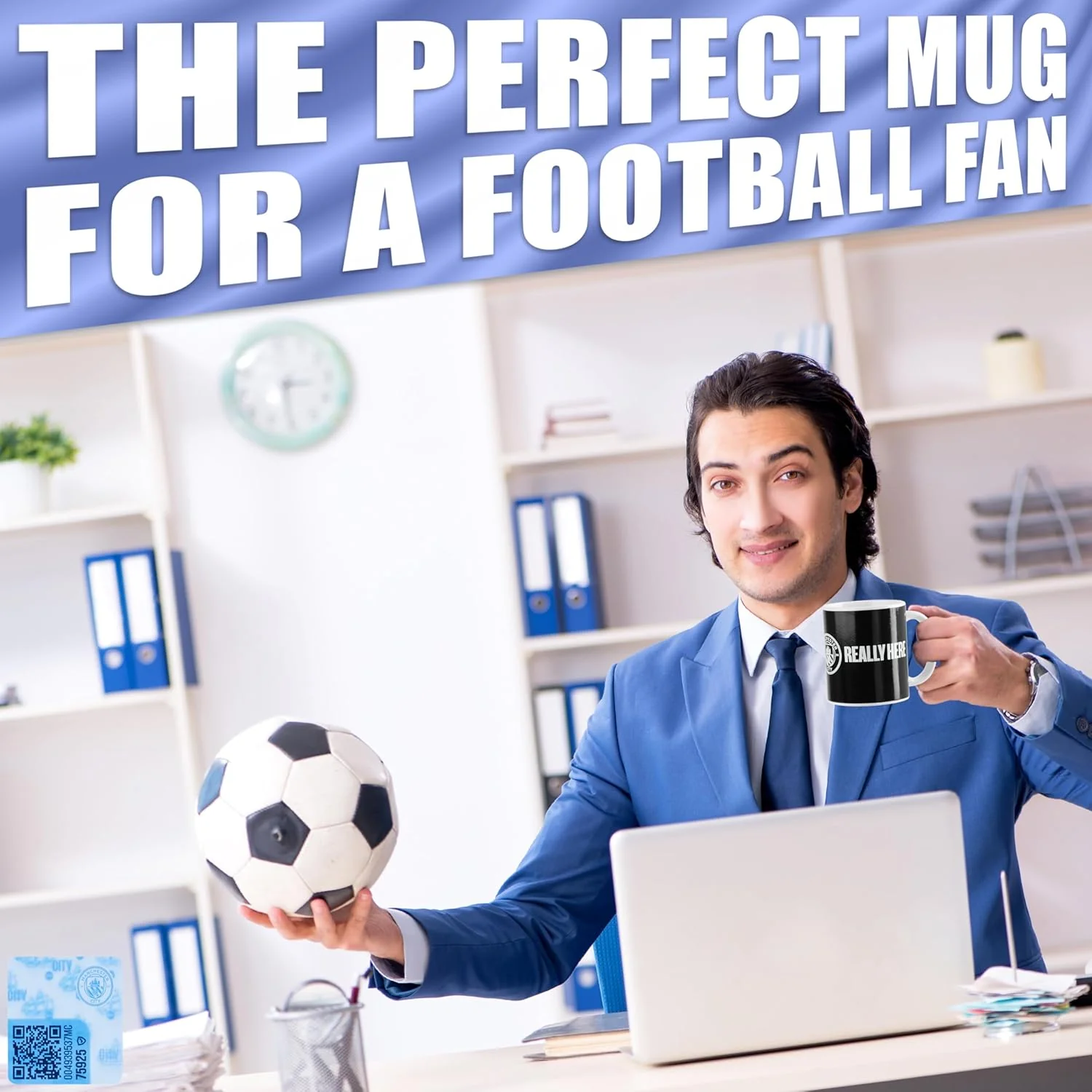 Manchester City F.C. Coffee Mug, 320ml Ceramic Heat Colour Changing Mug - Image 5