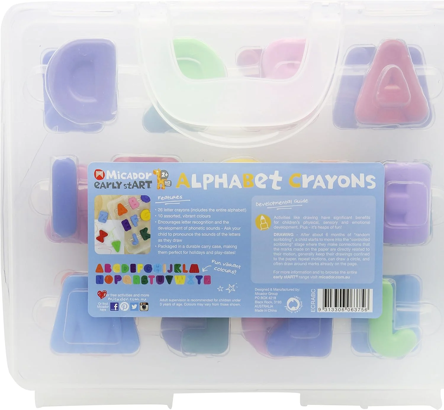 Micador Alphabet Crayons - 2+ YRS - Image 3